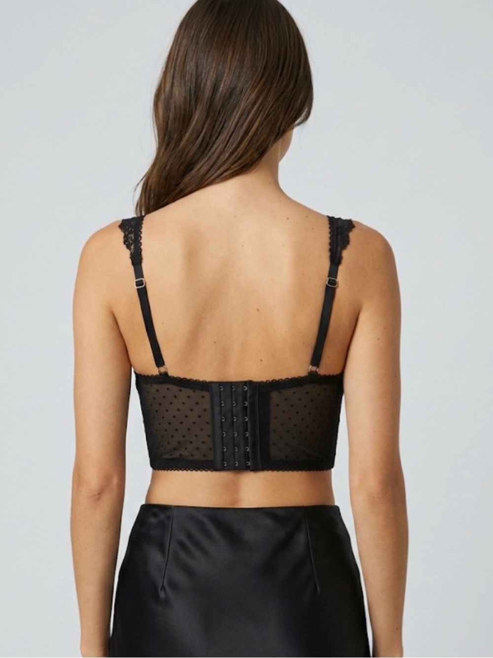 Victoria Secret Dream Angel Black Longline Corset Bra 34 C - Picture 2 of 8